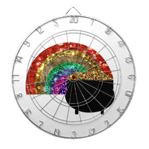 Regenbogentopf mit Gold Dartscheibe