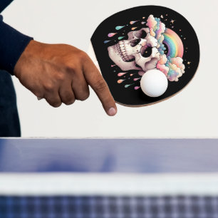 Regenbogenträume Ping Pong Schläger Tischtennis Schläger