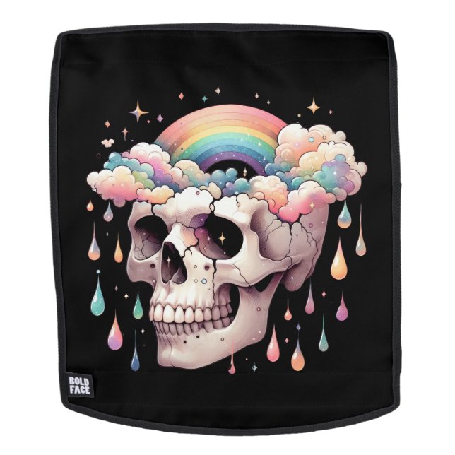 Regenbogenträume-Rucksack #2 Gesicht Rucksack (Abnehmbare Front)