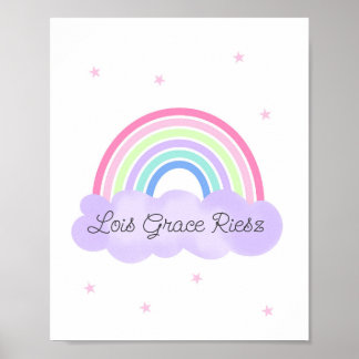 Regenbogenträume Wandkunst Psalm 28:7 Druck 2 von  Poster