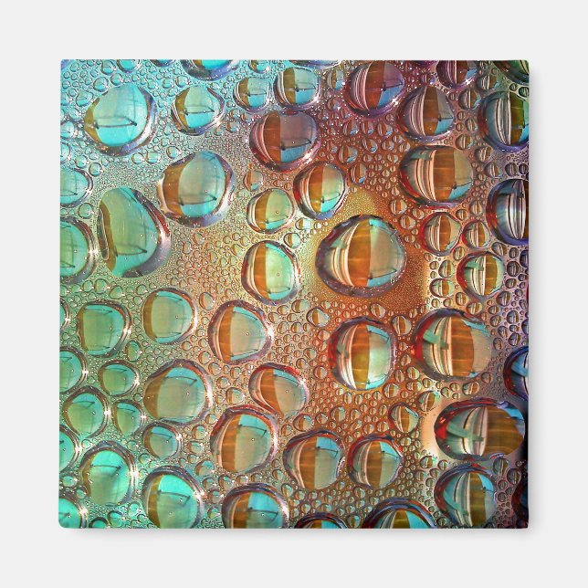 Regenbogentropfen Magnet (Vorne)