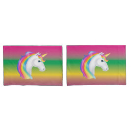 Regenbogenunicorn-Kissen-Kasten-Set Kissenbezug