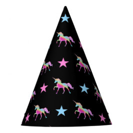 RegenbogenUnicorn und Stern-Party-Hut Partyhütchen