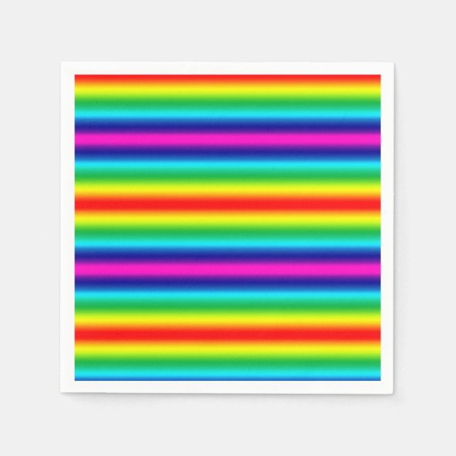 Regenbogenverlauf. Serviette (Vorderseite)