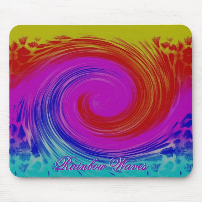 Regenbogenwälder Mousepad (Vorne)