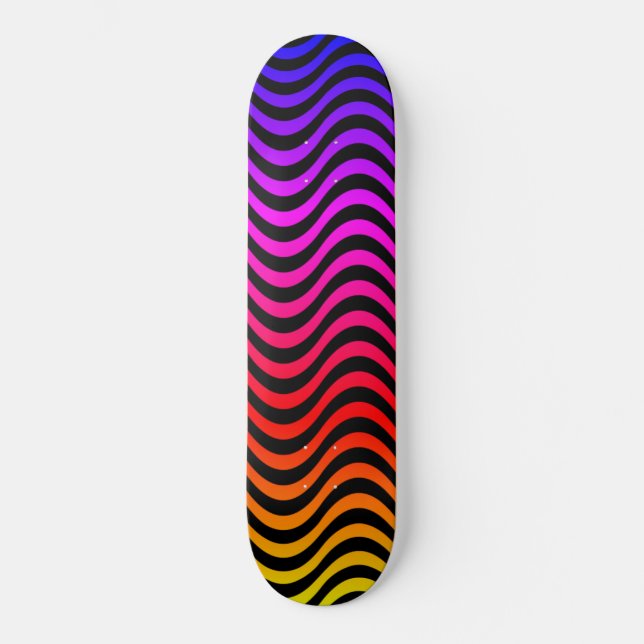Regenbogenwälder Skateboard (Vorderseite)