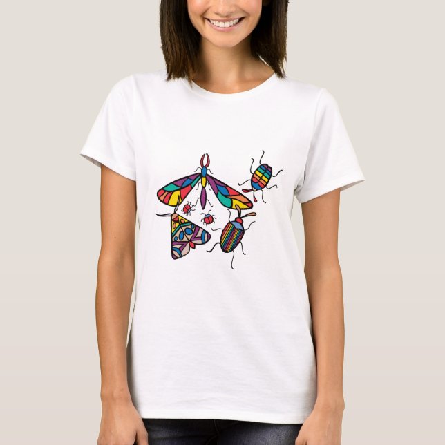 Regenbogenwanzen! T-Shirt (Vorderseite)