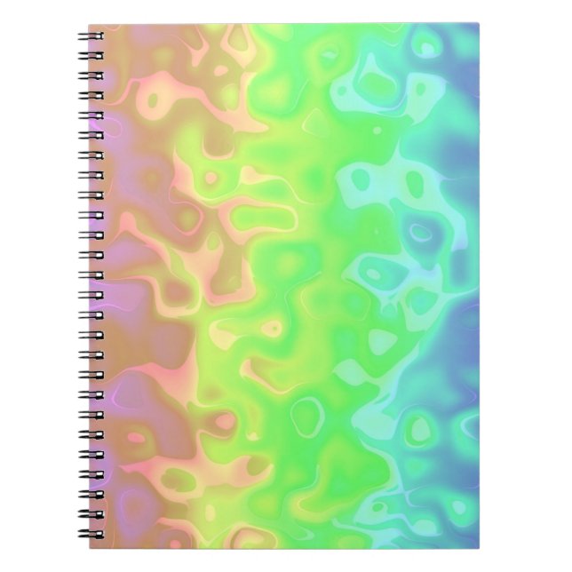 Regenbogenwasser Notizblock (Vorderseite)