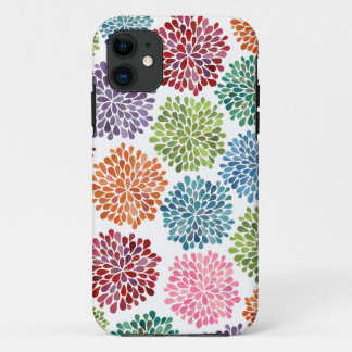 Regenbogenwatercolor-Dahlie-Blumen Iphone 5 Fall Case-Mate iPhone Hülle