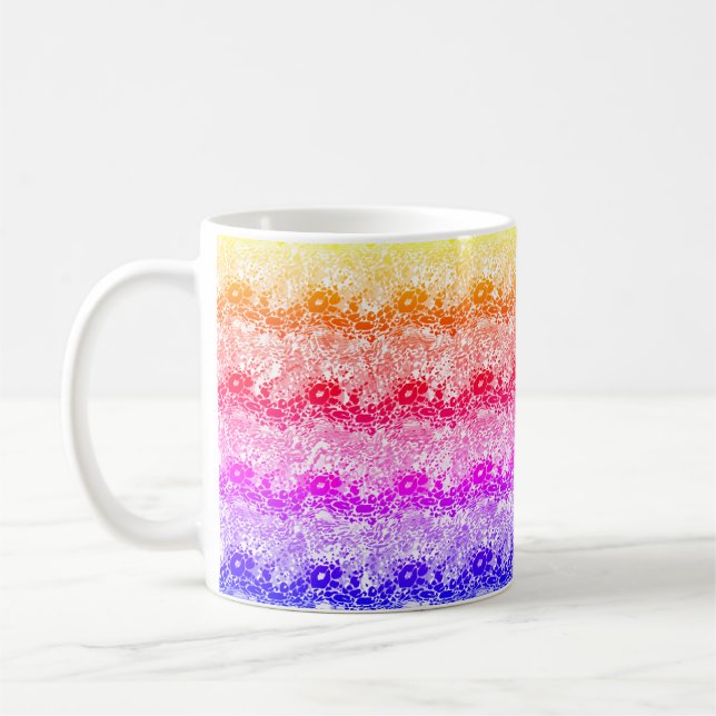 Regenbogenwelle Kaffeetasse (Links)
