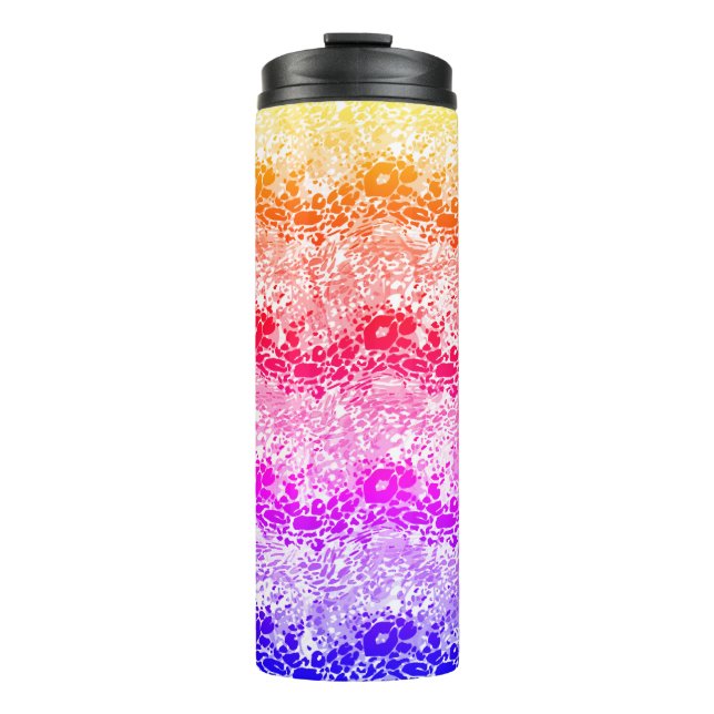 Regenbogenwelle  thermosbecher (Vorderseite)