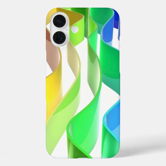 Regenbogenwellen Case-Mate iPhone Hülle (Rückseite)