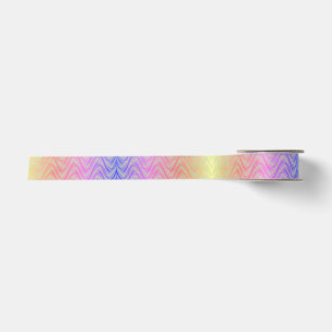 Regenbogenwellen (hell) satinband