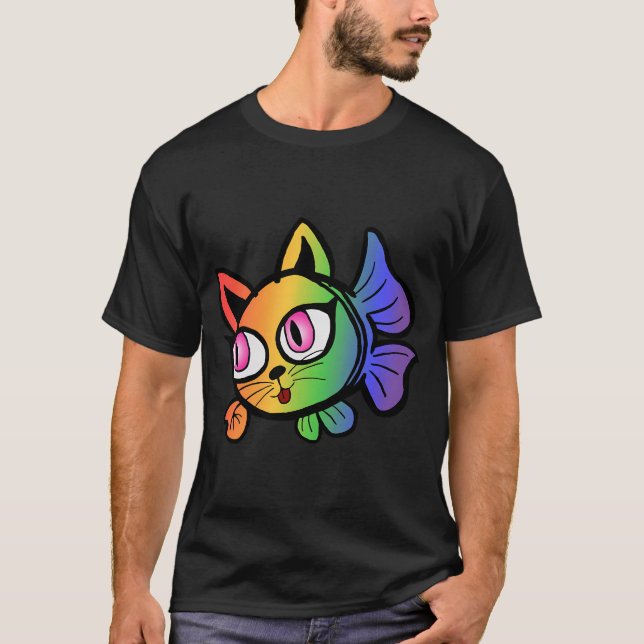 Regenbogenwels T-Shirt (Vorderseite)