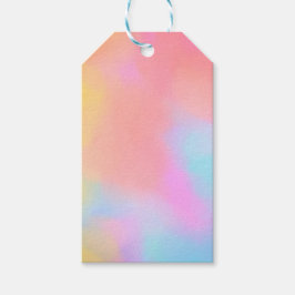 Regenbogenwolke Geschenkanhänger