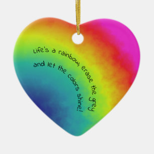 Regenbogenwolke - Ornament