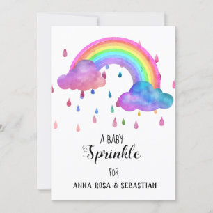 *~* Regenbogenwolken Regenfälle Sprinkle Einladung