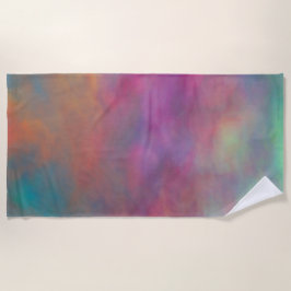 Regenbogenwolken Strandtuch