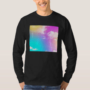 Regenbogenwolken T-Shirt