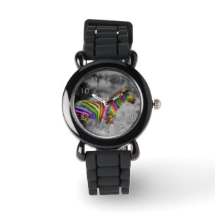 RegenbogenZebra Armbanduhr