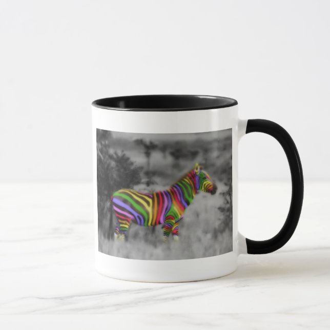RegenbogenZebra Tasse (Rechts)