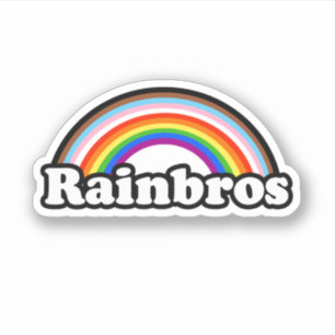Regenbrüder Aufkleber