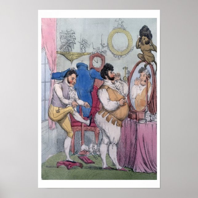 Regency a la Mode, 1812 (Farbätzung) Poster (Vorne)