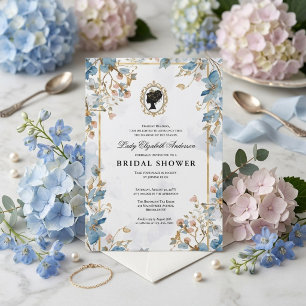 Regency-Ära Blumen-Braut-Party Einladung