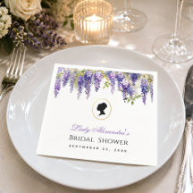 Regency Brautparty Vintag Wisteria Floral