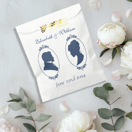 Regency Bridgerton Blue Rose Cameo Geschenktütchen