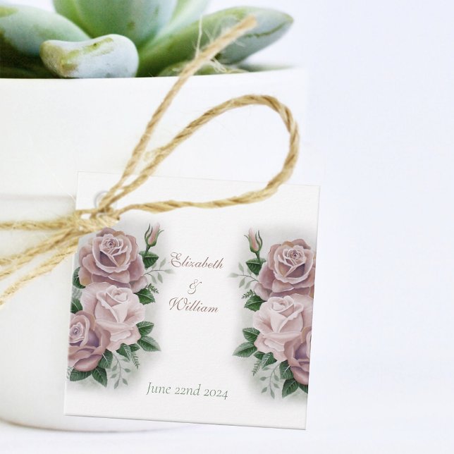 Regency Bridgerton Pink Roses Cameo Geschenkanhänger (Von Creator hochgeladen)