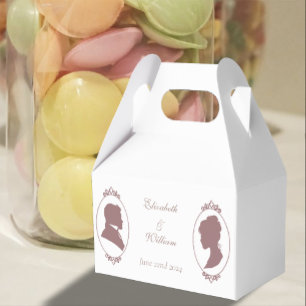 Regency Bridgerton Pink Roses Cameo Geschenkschachtel