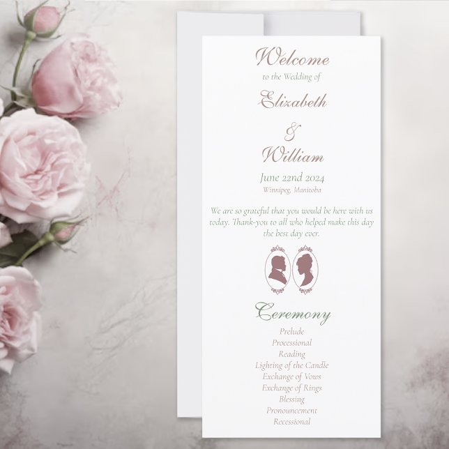 Regency Bridgerton Pink Roses Cameos (Von Creator hochgeladen)