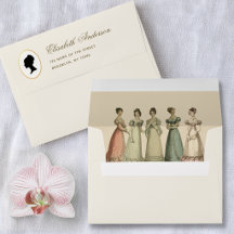 Regency-Damen Antike Vintage Silhouette Camee