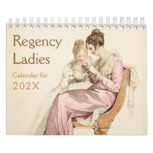 Regency-Damen im Vintage-Stil Jane Austen Fans Kalender