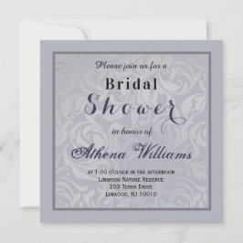 Regency Era Lavender Bridal Dusche Einladung