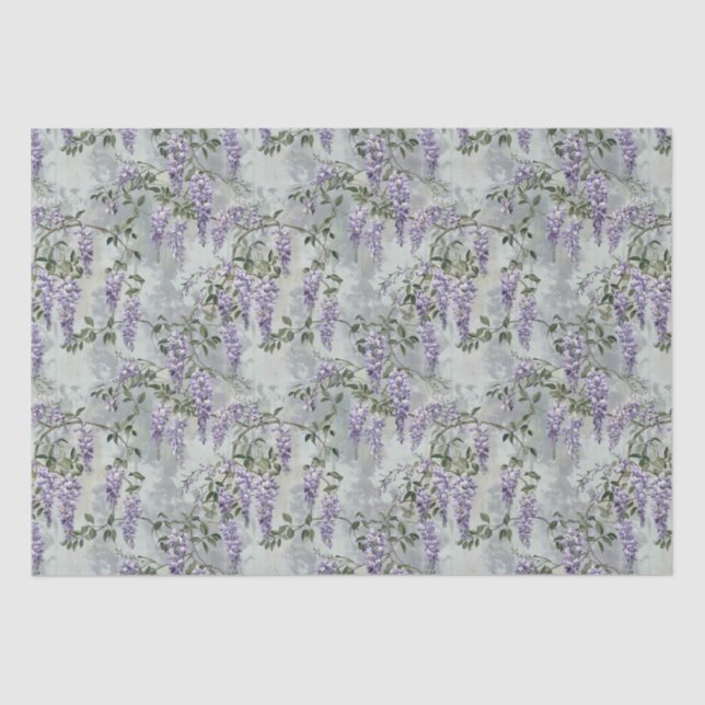 Regency Era Viktorianisch England Muster Seidenpapier (Vorderseite)