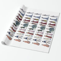 Regency Fashion Jane Austen Geschenkpapier