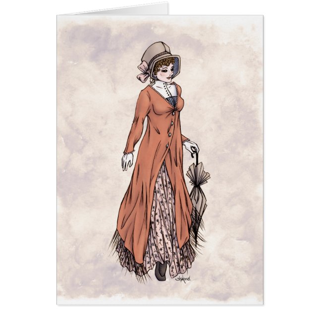 Regency Fashion - Lady #2 - Art Card (Vorne)