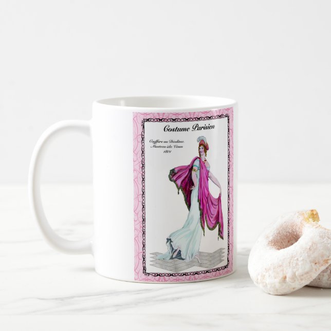 Regency Fashion Plate Tasse (Mit Donut)