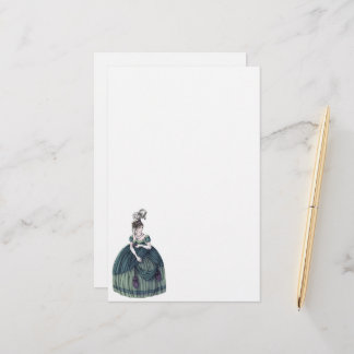 Regency Fashion Stationery - Lady #4 Briefpapier