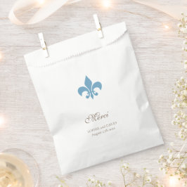 Regency French Blue Lilie Wedding Merci Geschenktütchen