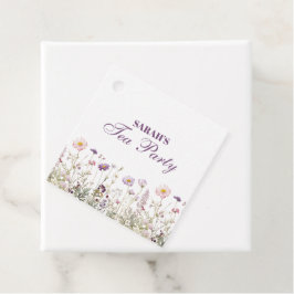 Regency Garden Birthday Party Geschenkanhänger