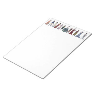 Regency Historical Fashion Art - Large Notepad #2 Notizblock