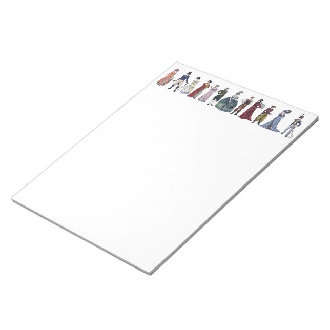 Regency Historical Fashion Art - Large Notepad #2 Notizblock (angewinkelt)