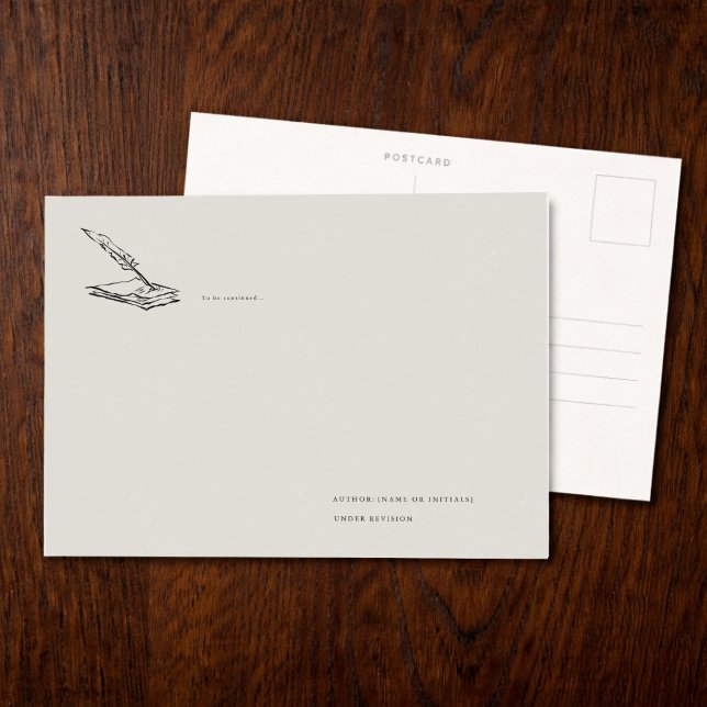 Regency Inspired Dark Academia Epistolary  Postkarte (Von Creator hochgeladen)