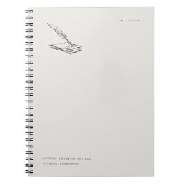 Regency-inspirierte briefromanartige Journale Dark Notizblock