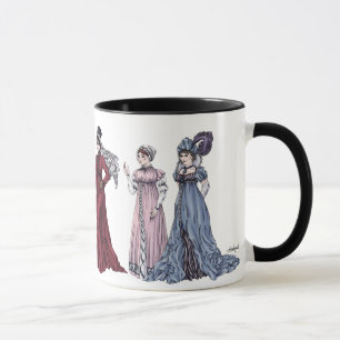 Regency Ladys Historisches Mode Jane Austen Tasse