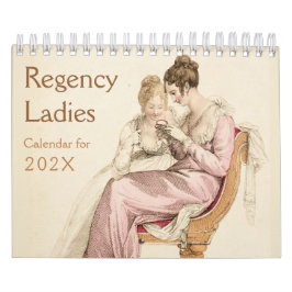 Regency Ladys Vintag Jane Austen Fans Kalender