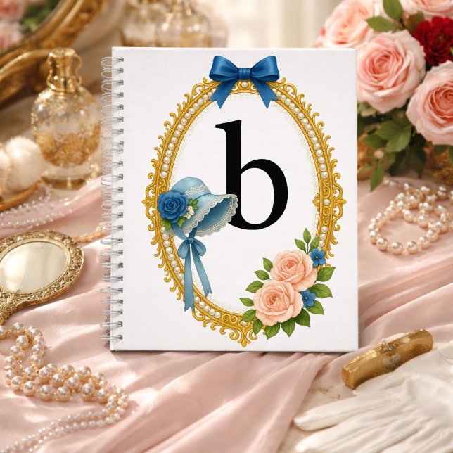 Regency Letter B Monogram Journal  Notizbuch (Von Creator hochgeladen)